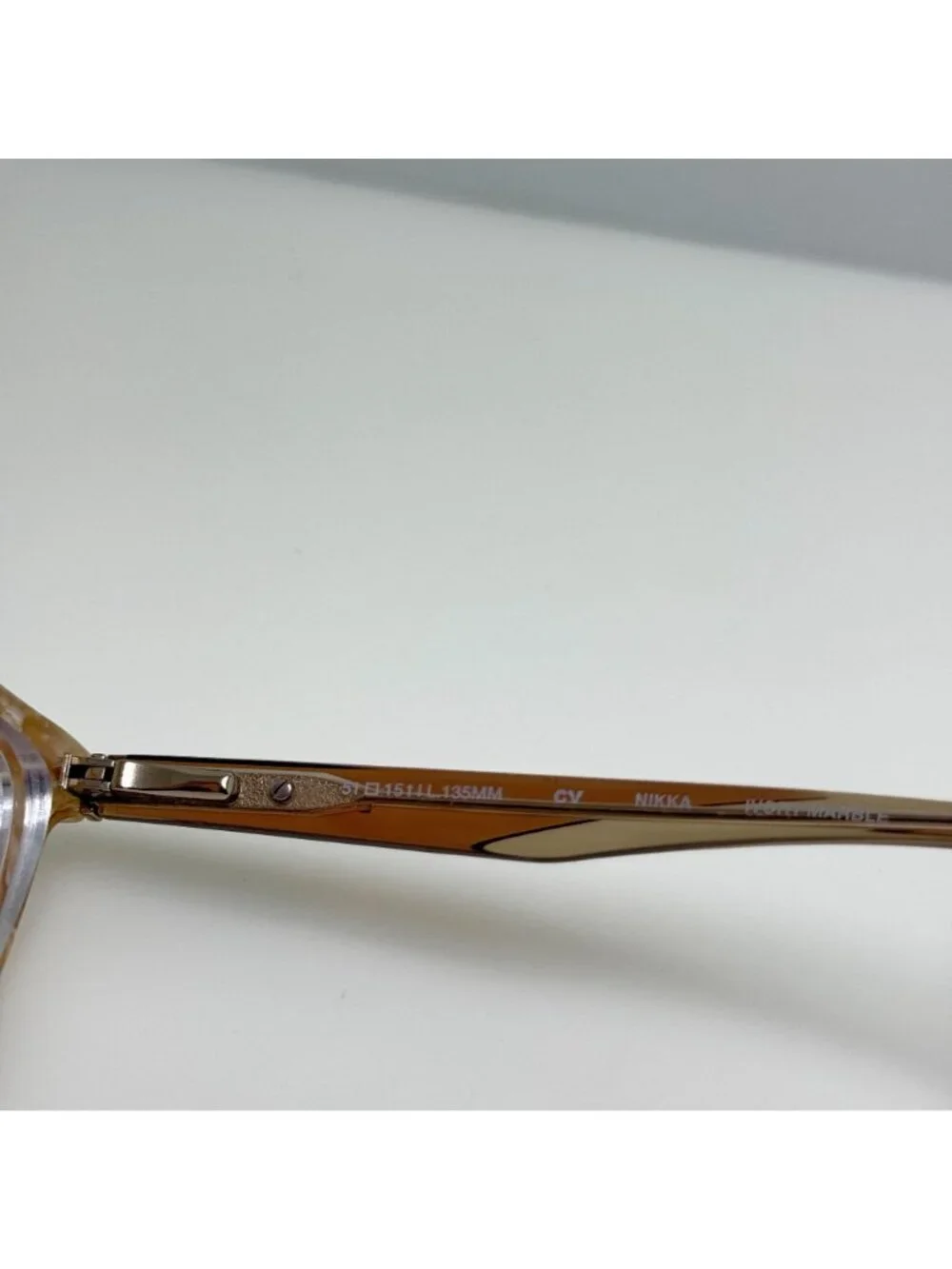 Bcbg Maxazria Nikka Ivory Marble Eyeglasses Eye Glasses Frames 51-15-135